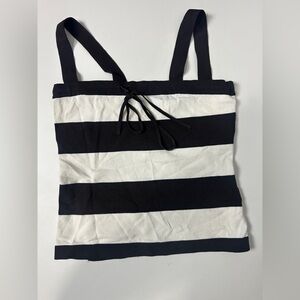 Banana Republic Black and White Striped Camisole